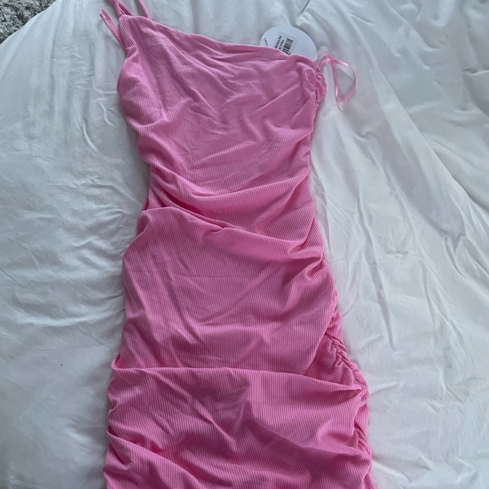 Pink Tight Mini Dress